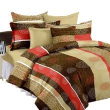 Beautiful Cotton Multi Color Pure Cotton Floral Printed Bed Sheet with Pillow