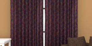 VASTRA VINOD LEAF PRINT 2 PIECE DOOR CURTAINS