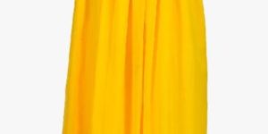 YELLOW FLARED SKIRT