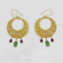 Gemstone Drop Earring
