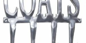 Aluminum Cast Metal Silver Plated Coats Design Hanger