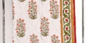 MAHTAB HAND BLOCK PRINTED QUILT