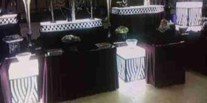 Acrylic Dinner Plates Counter