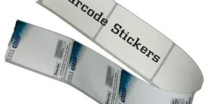 Barcode Pre Printed Polyester Stickers