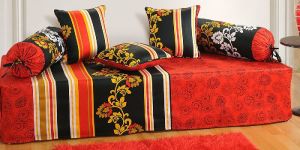 Cotton Diwan Set Cover