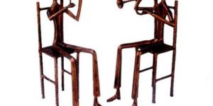 Aluminium Musician Statue