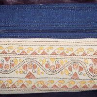 Handcrafted Embroidered Textile Ladies Purse
