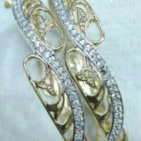 Handmade CZ or American Diamond Jewelry Bangle
