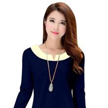 T Shirt Blue Knitted Fabric