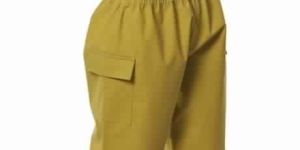 Yellow Elastic Pants