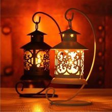 Set Antique European Pillar Hanging Lantern