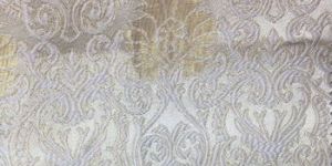 Metallic Feather Garment Fabric