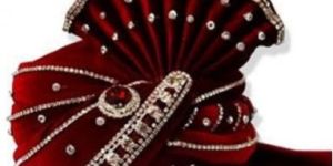 Blue Velvet Self Turban