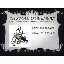 ANTIQUE WROUGHT IRON METAL WINE