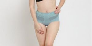 Butt Lifting Midwaist Blue Brief Shapewear