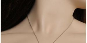 Silver Black Necklace