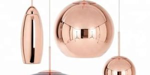 Copper Wide Pendant Lamp