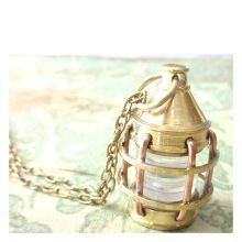Pendant Necklace Ship Anchor Lamp