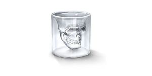 Fancy Design Crystall Skull Shot Glass