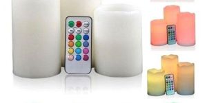 Luma Wax LED Candles with Remote