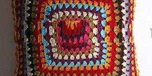 Hand Crochet Cushion Cover