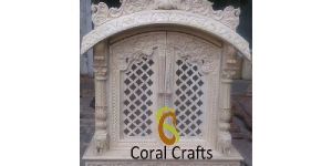 WOODEN JHAROKHA WITH DOORS