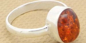 925 Silver Bezel Set Ring