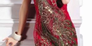 WOMENS EMBROIDERY O-NECK TOPS