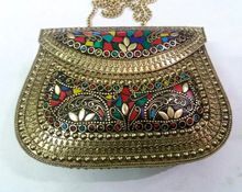Metal Embroidered Ladies Bag