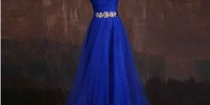 Elegant Long Beautiful V Neck Dresses