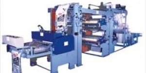 Flexographic Printing, Gusseting Cum Cutting Machine for Woven Bags