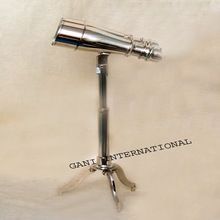 Maritime Brass Nickel Table Binocular