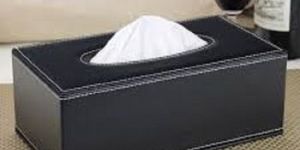 Paper Holder Soft PU Leather Tissue