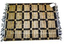 Checkered Chindi Rug