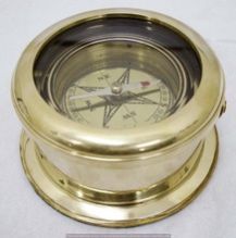 Antique Brass Compass