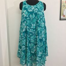 Long Umbrella Cut Beach Calf Length Dress Maxi