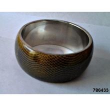 Brass Meta Bangle Bracelet