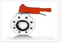 PP Butterfly Valve Flange End