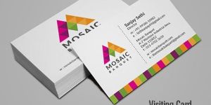 Multicolour Visiting Cards
