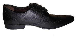 Mens Black Semi Formal Shoes