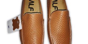 Mens Brown Leather Loafer Shoes