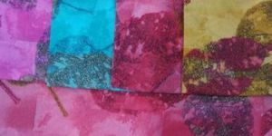 Chanderi Print Fabric in Polyester