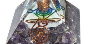Amethyst Orgone Pyramids