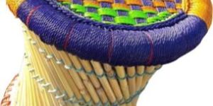 Cane Sitting Bar Bamboo Stool