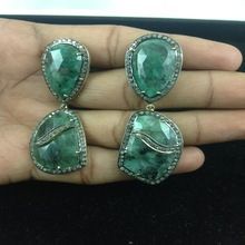 925 Sterling Solid Silver Women Victorian Earring