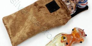 VELVET GLASS PIPE POUCHES