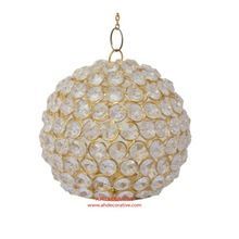 Gold Hanging Crystal Ball