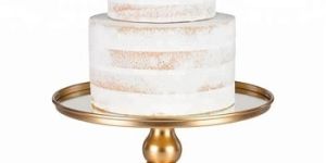 Gold Metal Cake Stand