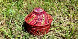 4 Inch Moonj Craft Tokri