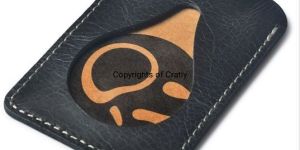 Black Leather Card Holder